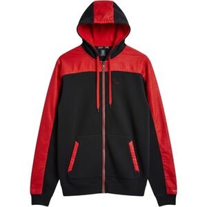 Under Armour Black Hoodie with Red Stitching and Trim